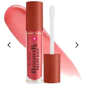 NWT Too Faced Hangover Pillow Balm Ultra-Hydrating Lip Treatment Cranberry Crush